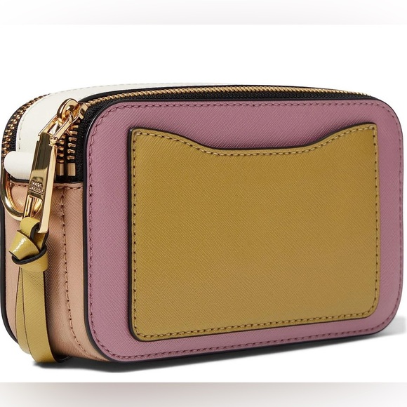 Marc Jacobs Snapshot Color-Block Lilas Crossbody Bag - Picture 2 of 6